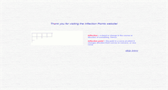 Desktop Screenshot of inflectionpoints.com